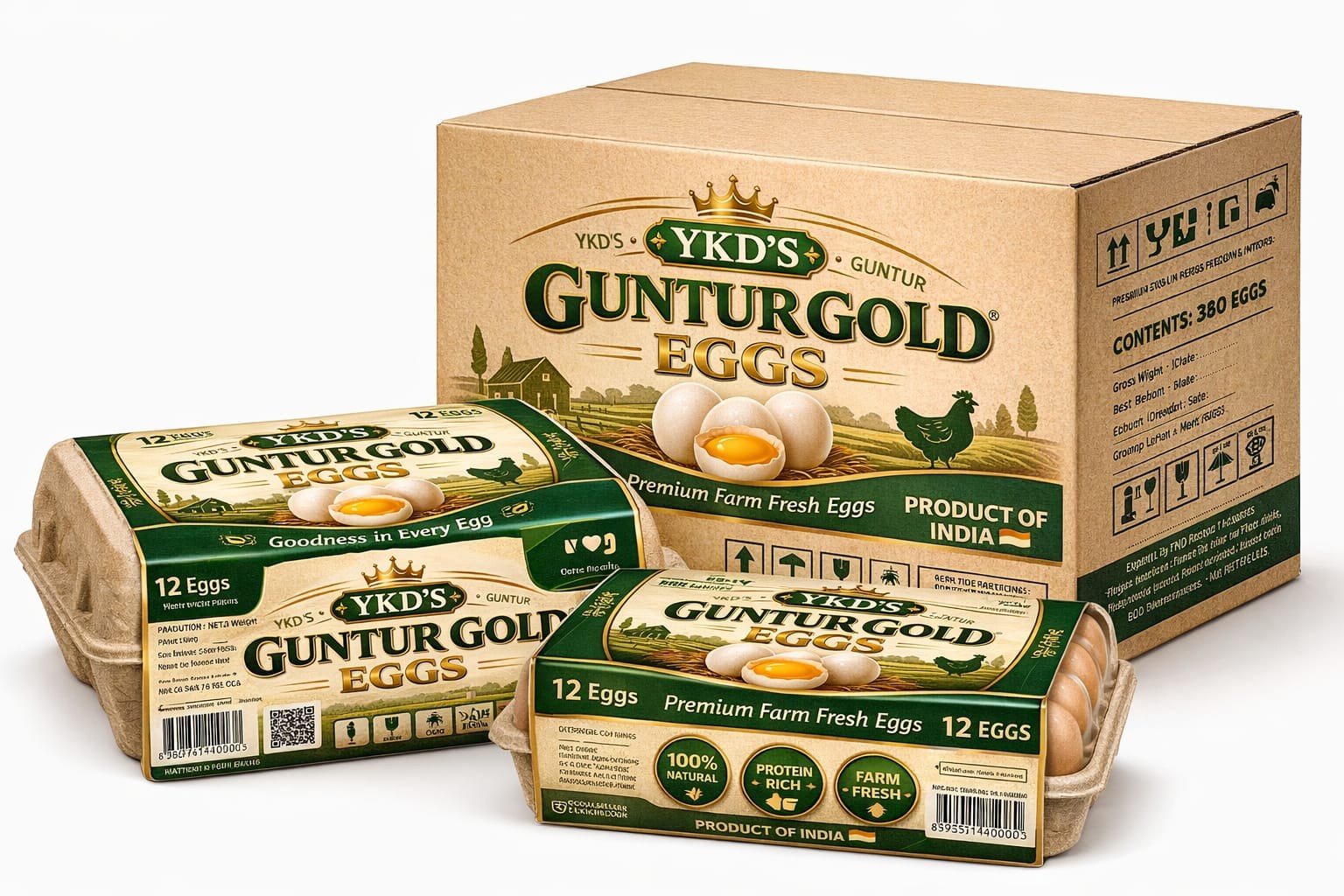 Premium Fresh White / Brown Table Eggs