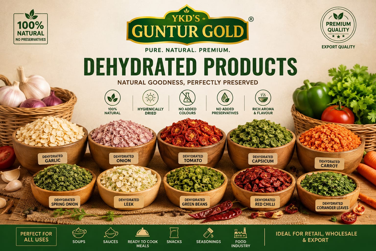  YKD'S GUNTUR GOLD DEHYDRATED FOODS