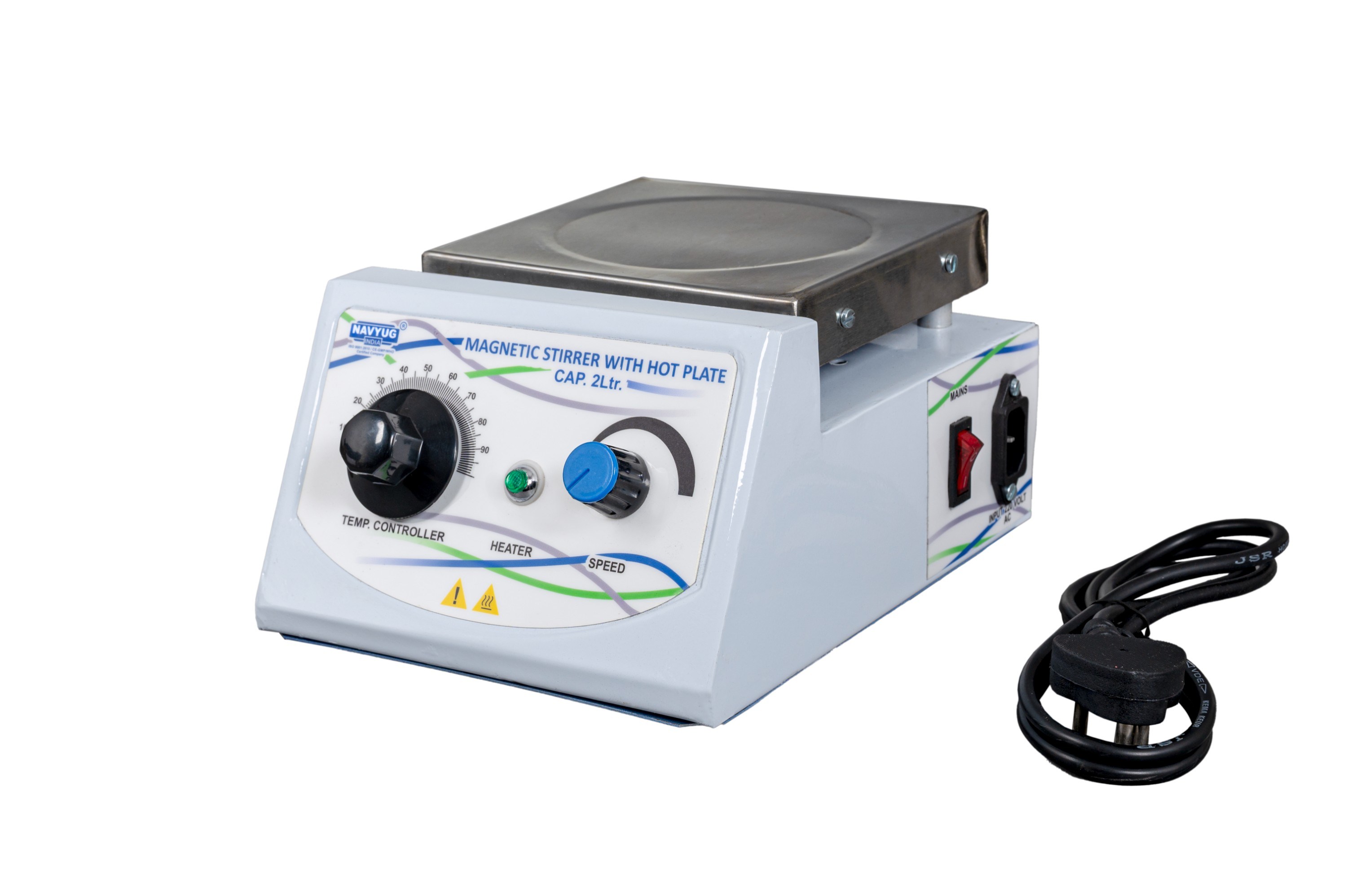 MAGNETIC STIRRER WITH HOT PLATE 