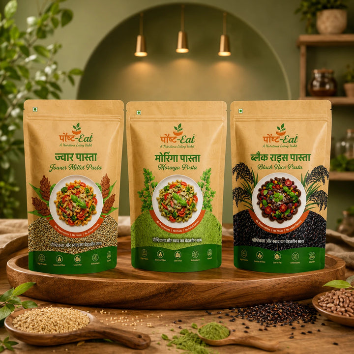PaushtEat Top Picks Combo – Most Loved Grain Choices | Premium Millet Pasta Collection