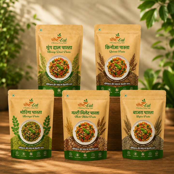 PaushtEat Protein Power Combo – High Protein Wellness | Nutritious Pasta Collection