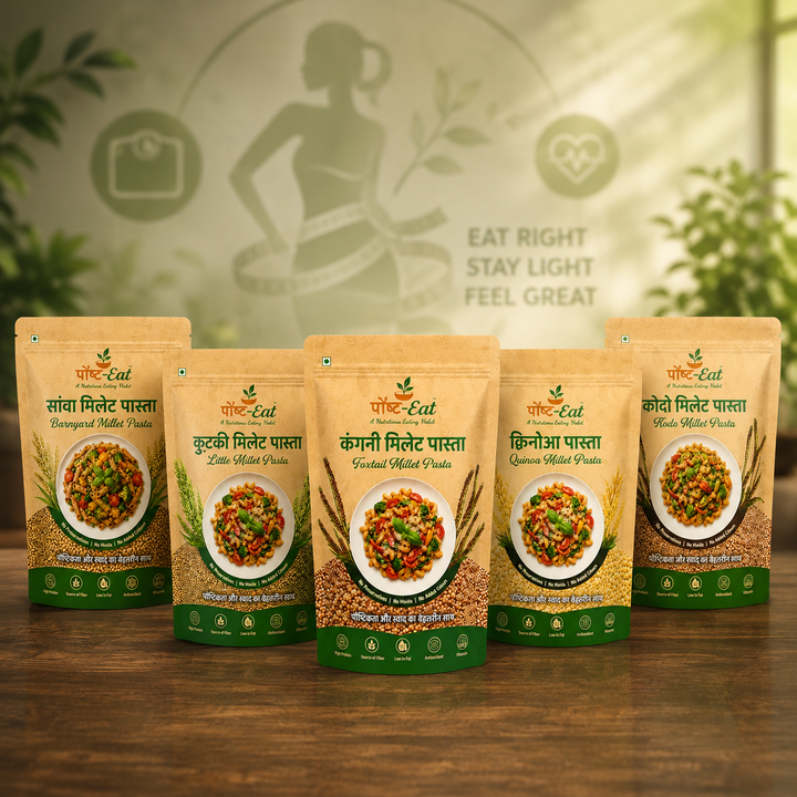 PaushtEat Weight Care Combo – Light & Balanced Eating | Millet-Based Pasta Collection