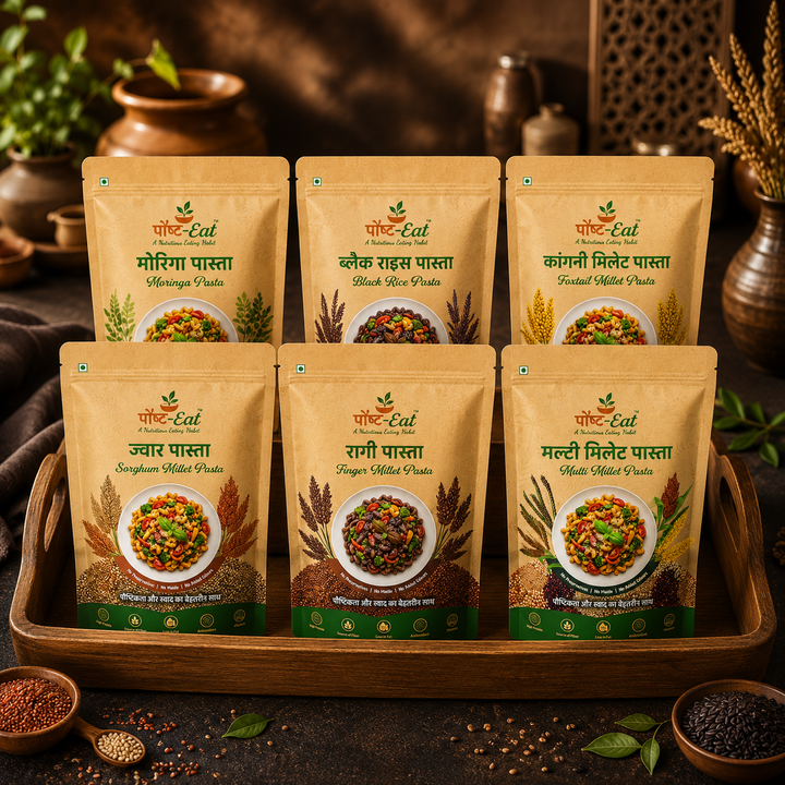 PaushtEat People's Choice Combo – Customer Favourite Selection | Popular Millet Pasta Collection