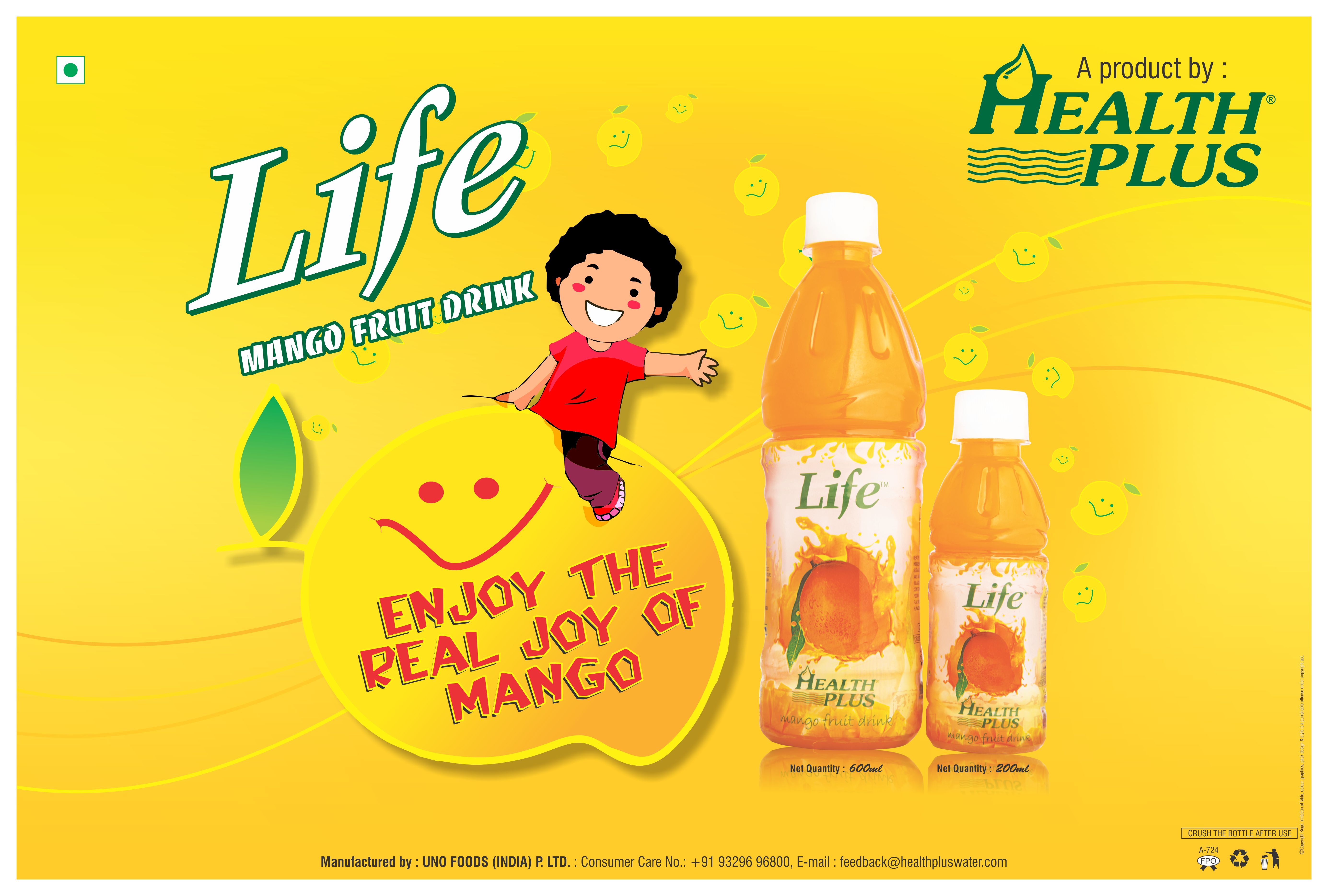 HEALTH PLUS - LIFE Mango Drink