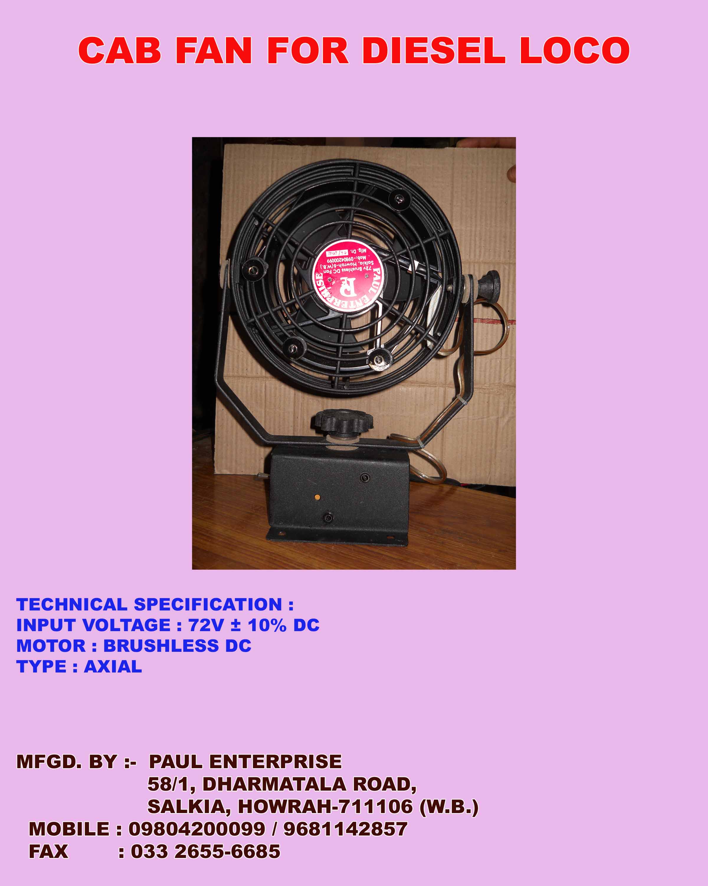 CAB FAN 