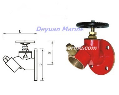 180 degrees Pin Fire Hydrant
