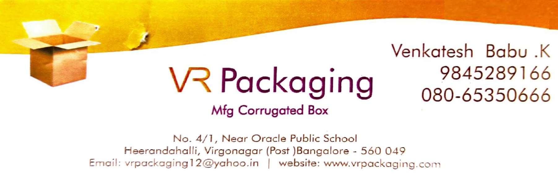 Vr Packaging MSMEmart India - Indian Manufacturers, Suppliers, Buyers, Tenders ...