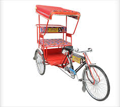 bicycle and rickshaws