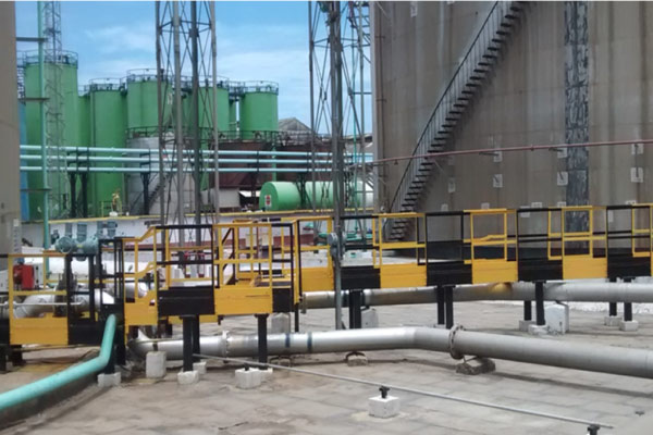 pipe line equipment fabrication & erection