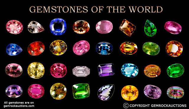 precious and semi precious stones