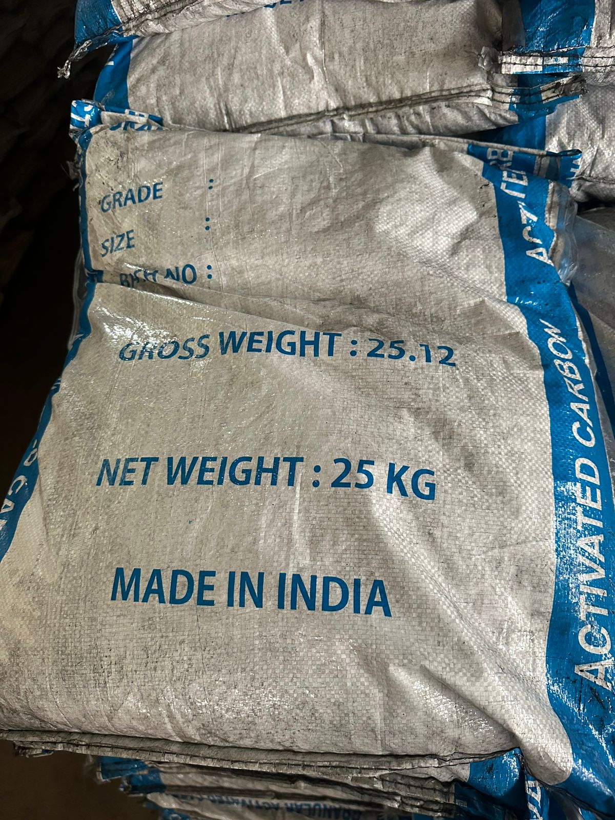 Activated charcoal with 900 iodine value