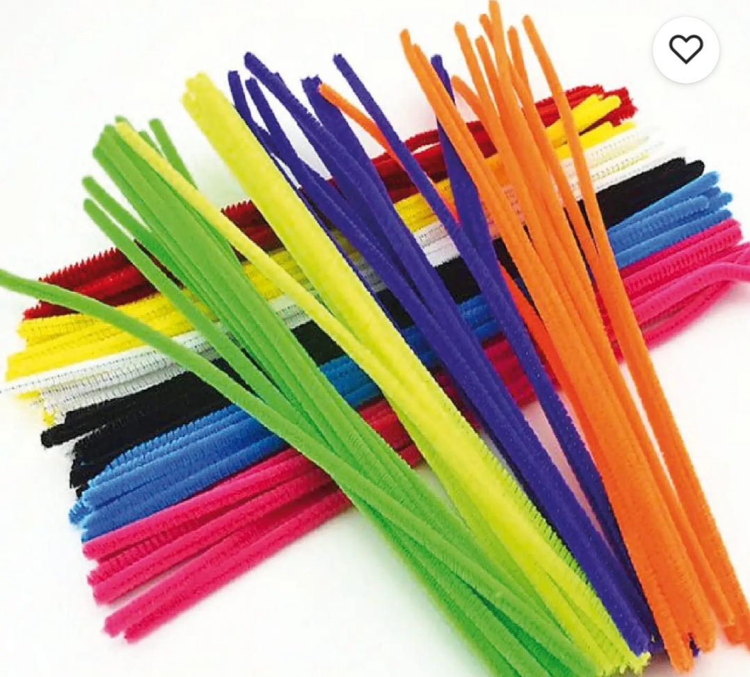 Pipe cleaners fur sticks