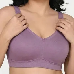 Soft cotton full coverage Bra,padded bra, Full coverage non padded bra, comfy women brif